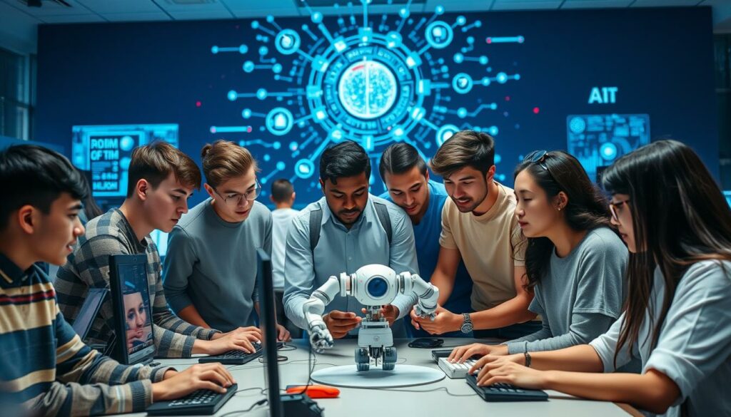 expériences étudiants IA
